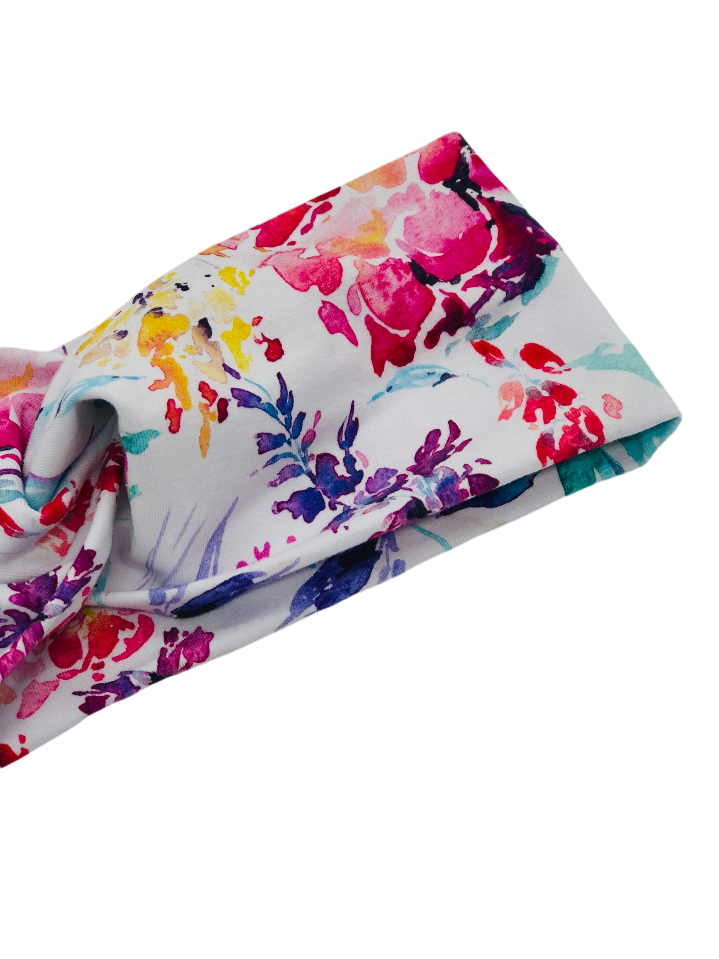 Watercolor Floral Headband-Twist or Sport | Sweet Stitch Novelties
