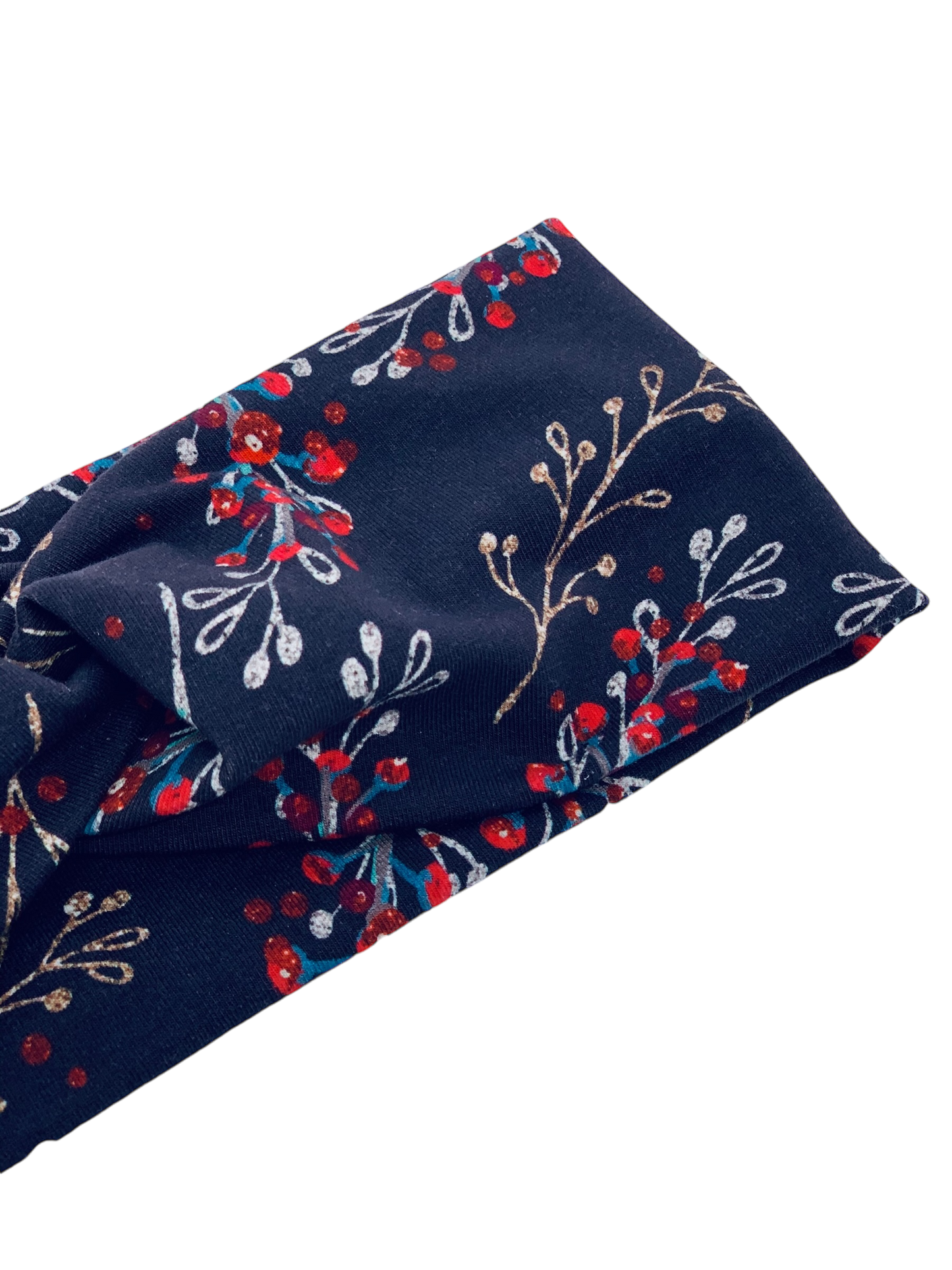 Holly Berries Headband-Twist or Sport | Sweet Stitch Novelties