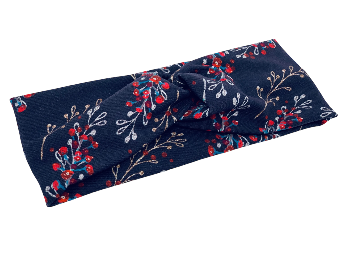 Holly Berries Headband-Twist or Sport | Sweet Stitch Novelties