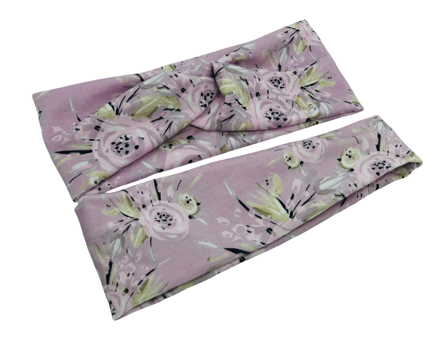 Periwinkle Roses Headband-Twist or Sport | Sweet Stitch Novelties