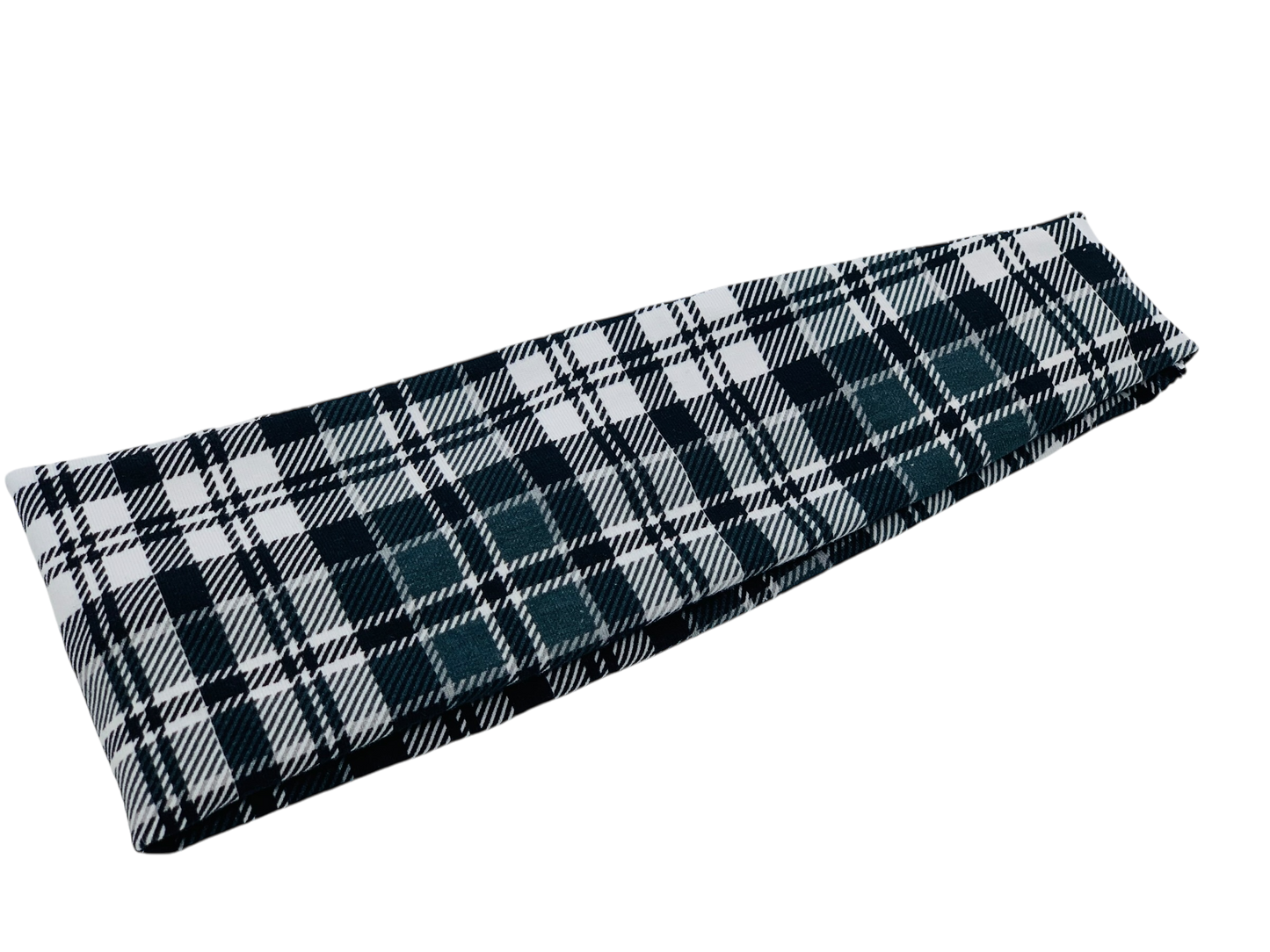 Black and White Plaid Headband-Twist or Sport | Sweet Stitch Novelties