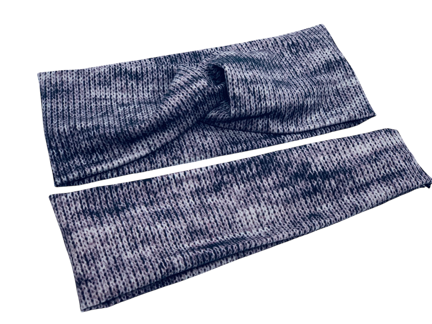 Charcoal Knit Headband-Twist or Sport | Sweet Stitch Novelties
