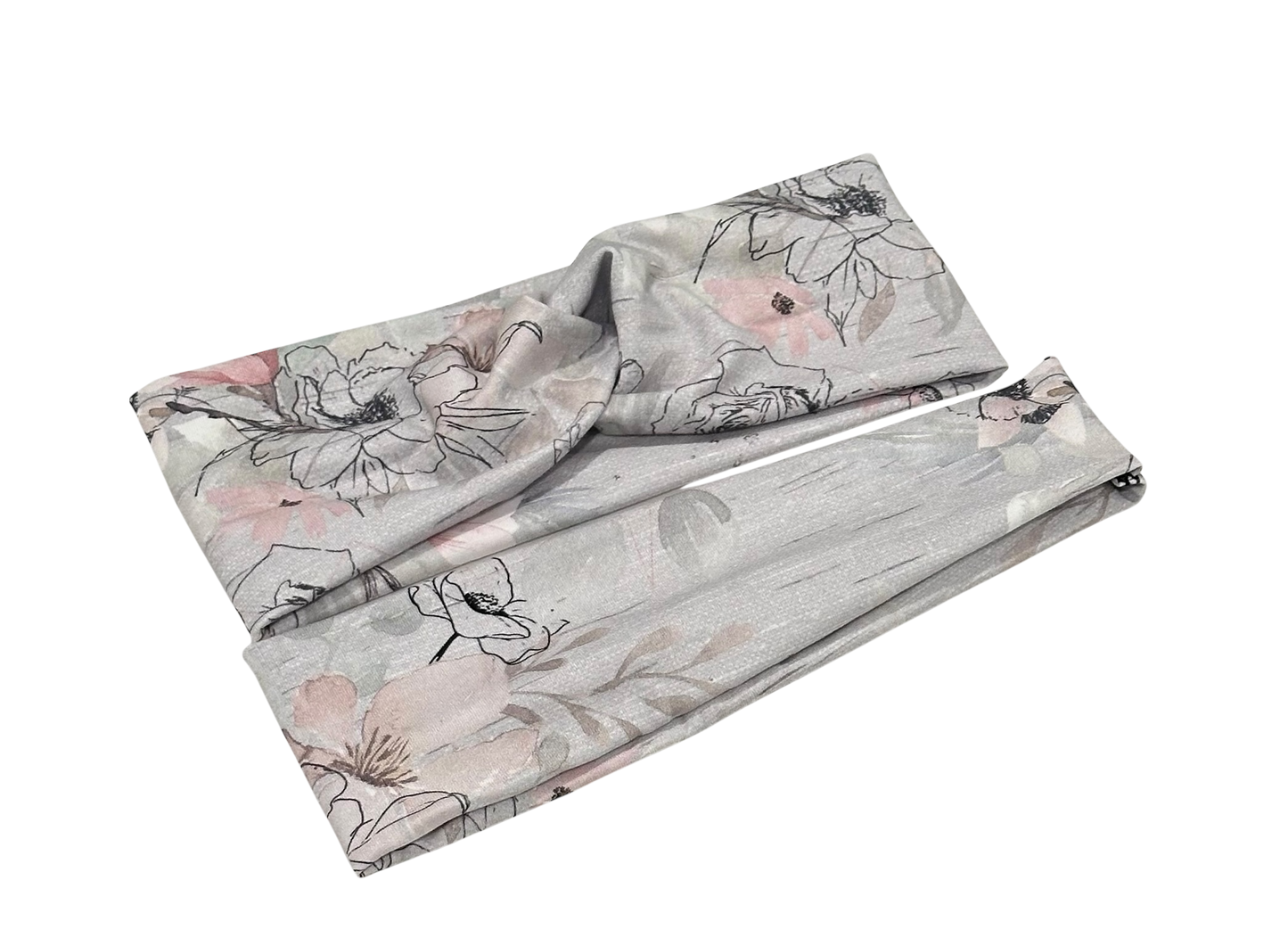 Floral Outline Headband-Twist or Sport | Sweet Stitch Novelties