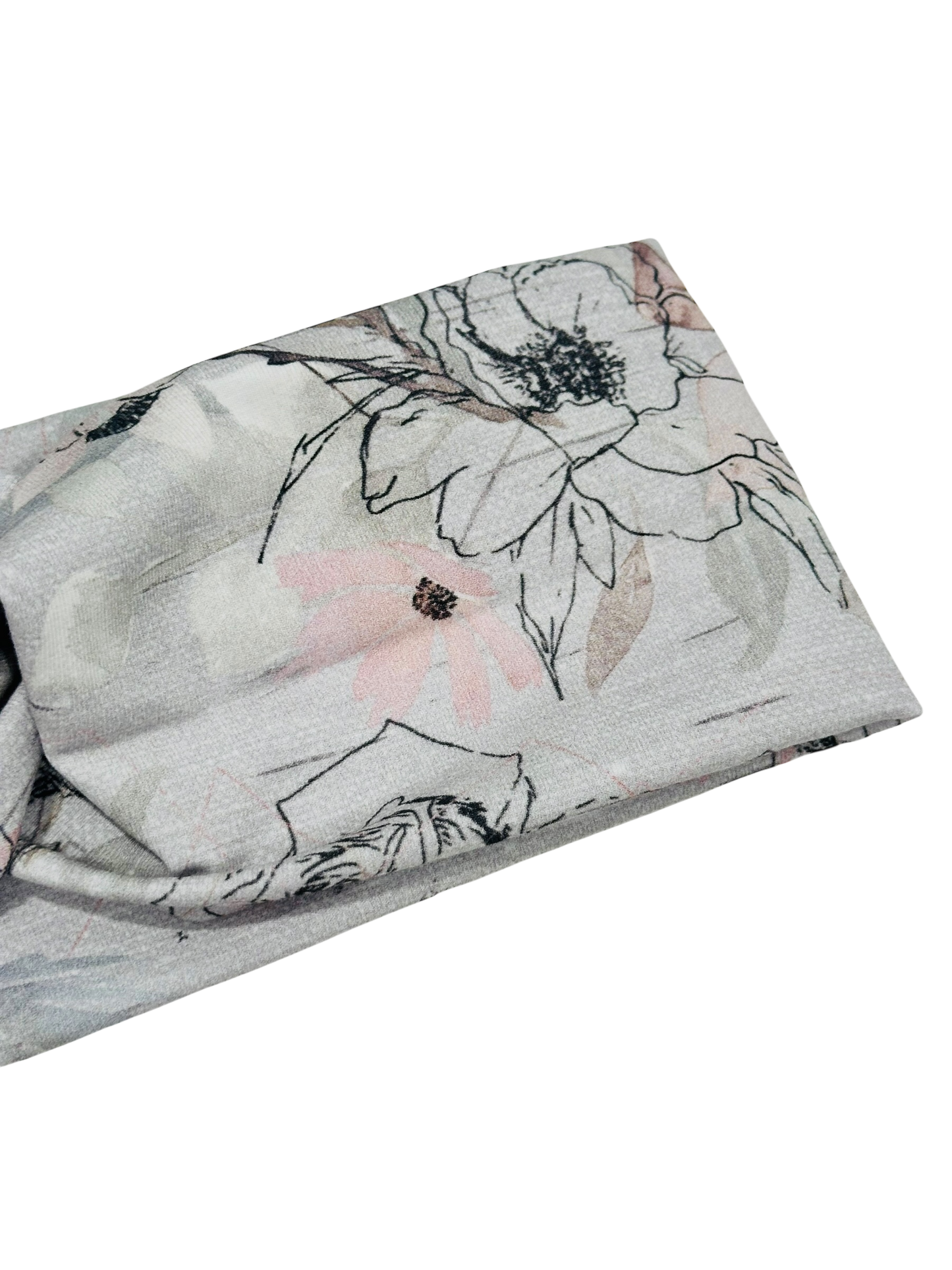 Floral Outline Headband-Twist or Sport | Sweet Stitch Novelties