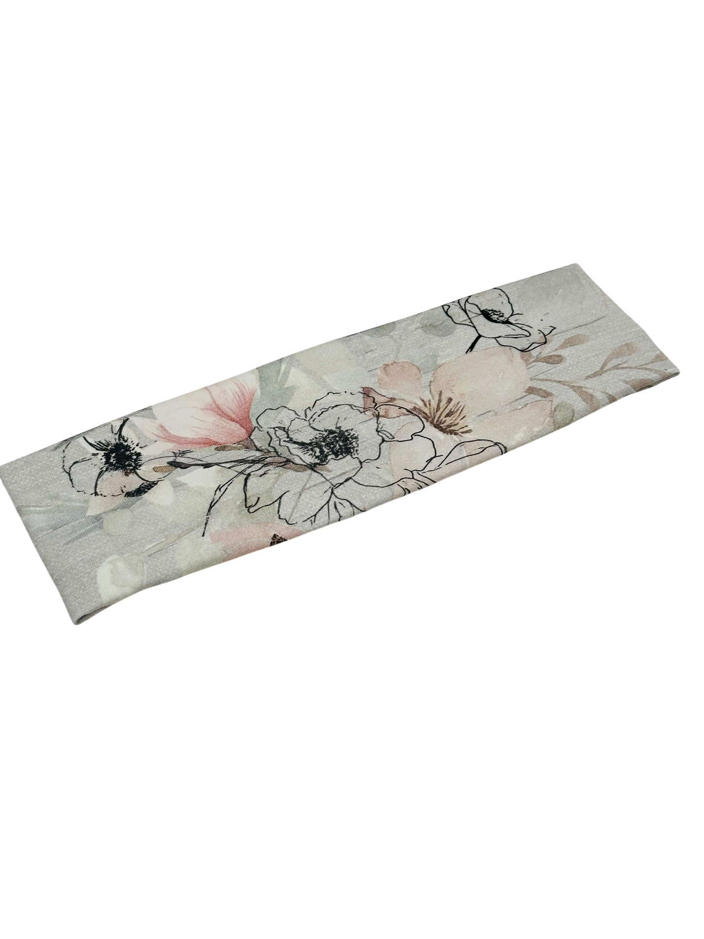 Floral Outline Headband-Twist or Sport | Sweet Stitch Novelties