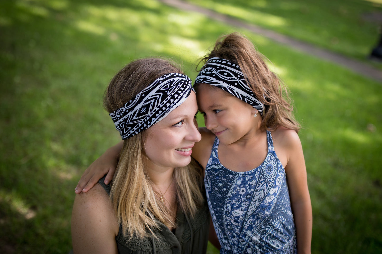 Arrows on Mint Headband-Turban Twist and Yoga Styles | Sweet Stitch Novelties - Sweet Stitch Novelties