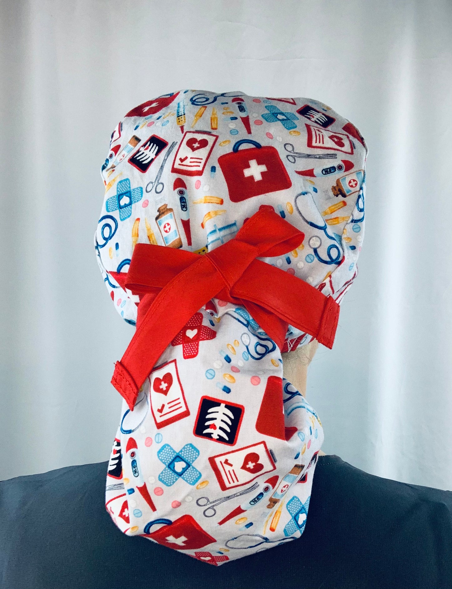 Medical Ponytail Scrub Cap