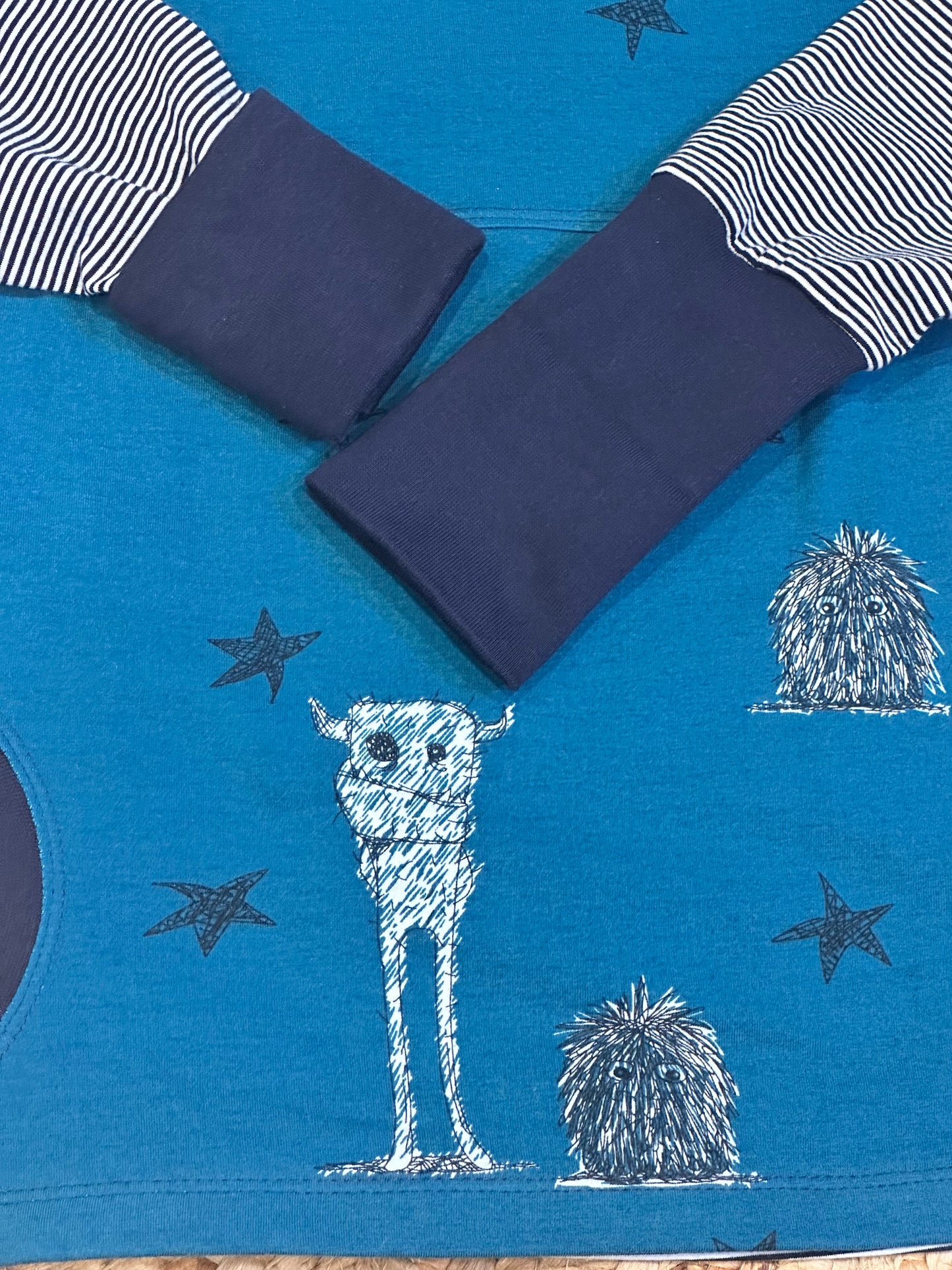 Monster Grow With Me Pocket Tee | Size 6-9Y