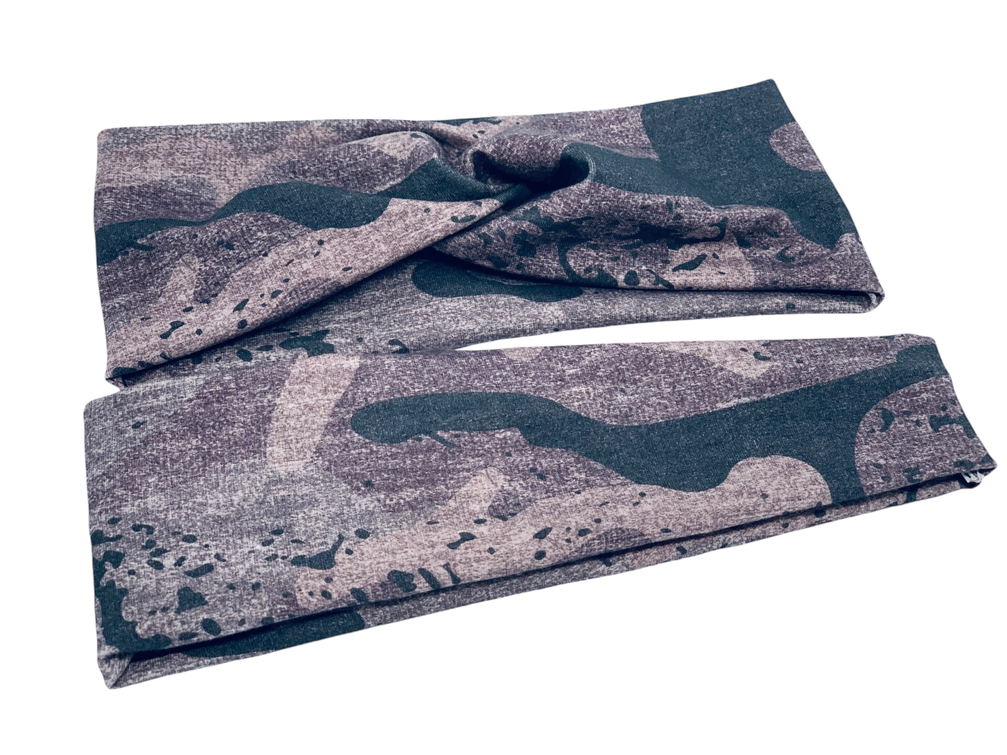 Dusk Camouflage Headband-Twist or Yoga | Sweet Stitch Novelties