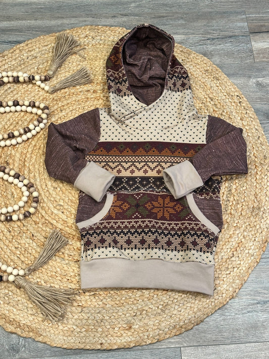 Vintage Christmas Sweater GWM Hoodie | Sweet Stitch Novelties