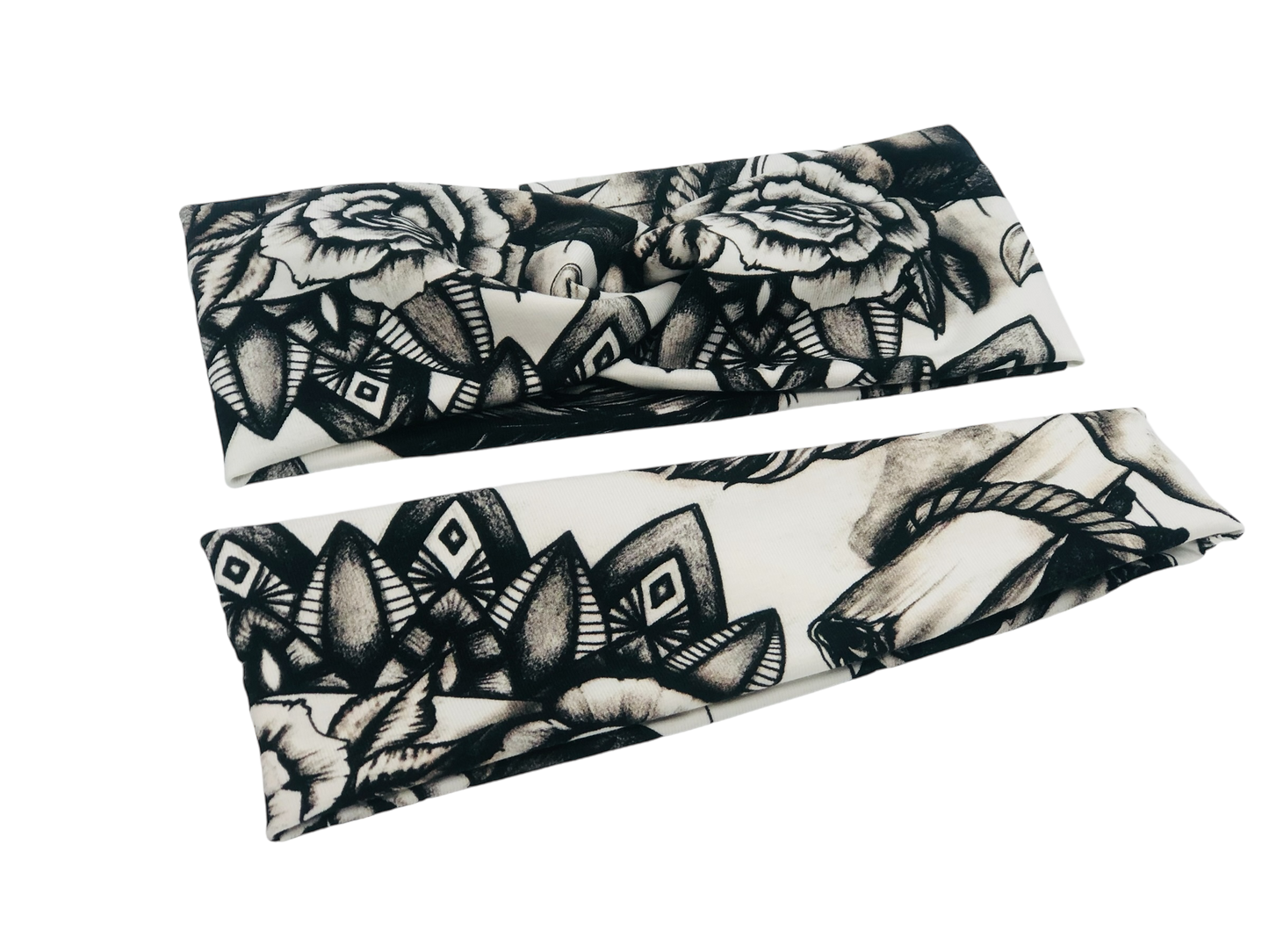 Tattoo Inspo ORGANIC Headband-Turban Twist and Yoga Styles | Sweet Stitch Novelties