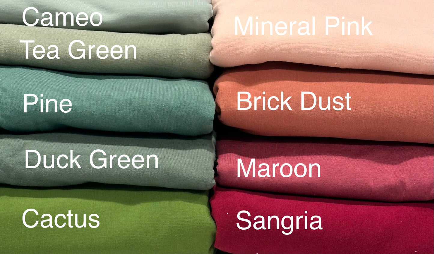 Solid Colored Pullover and Jogger Sets | Made to Order