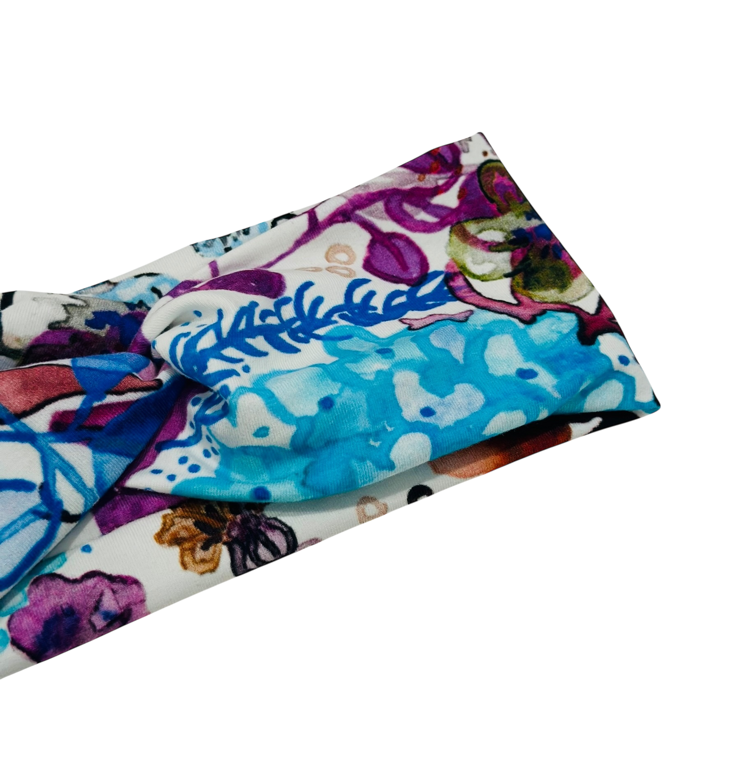 Abstract Floral Headband-Twist or Sport | Sweet Stitch Novelties