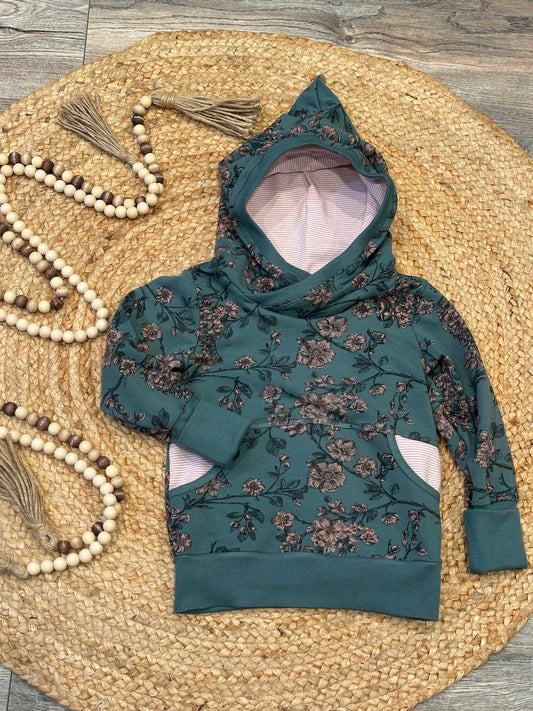 Cherry Blossom Grow With Me Hoodie | Size 3-6Y