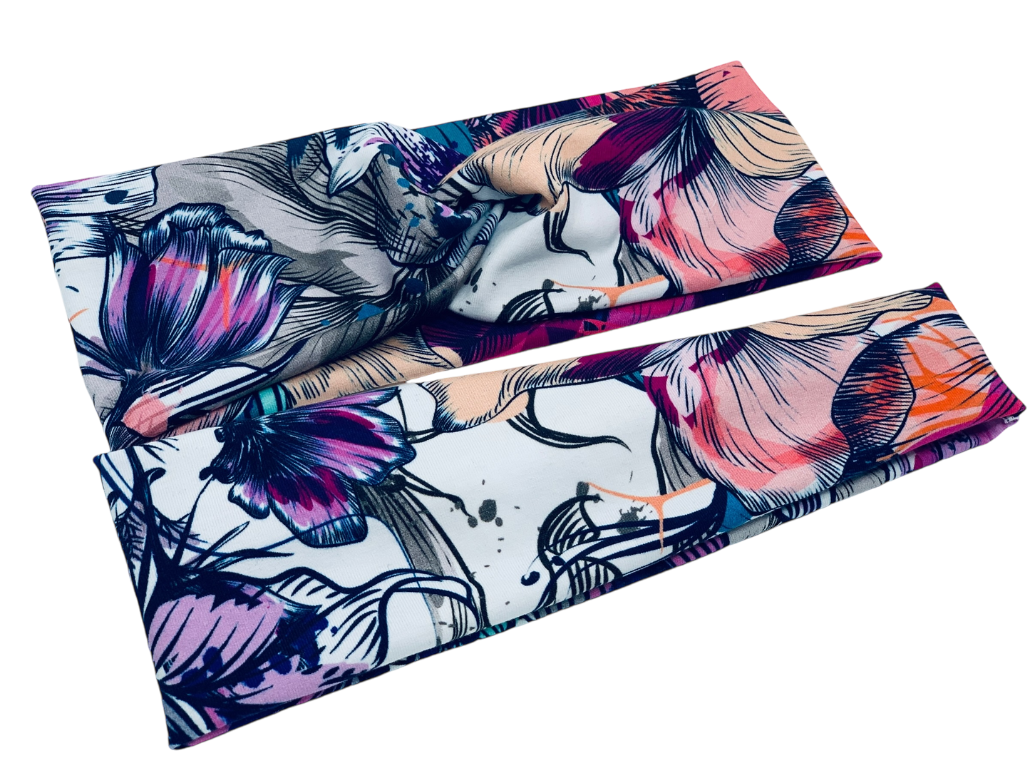 Graffiti Floral Headband-Twist or Sport | Sweet Stitch Novelties