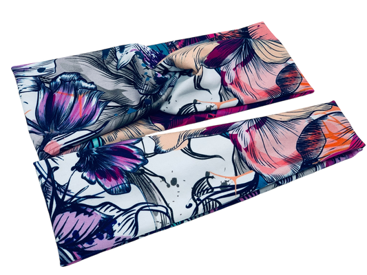 Graffiti Floral Headband-Twist or Sport | Sweet Stitch Novelties