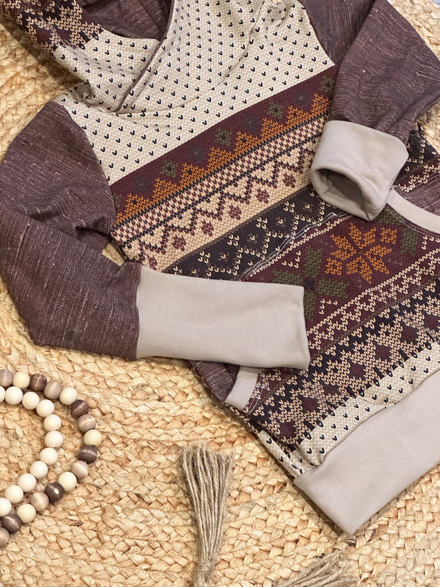 Vintage Christmas Sweater GWM Hoodie | Sweet Stitch Novelties