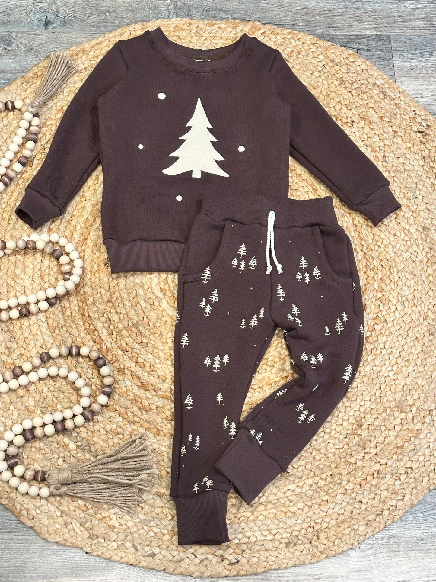 Appliqué Woodland Pullover and Jogger Sets | Made to Order