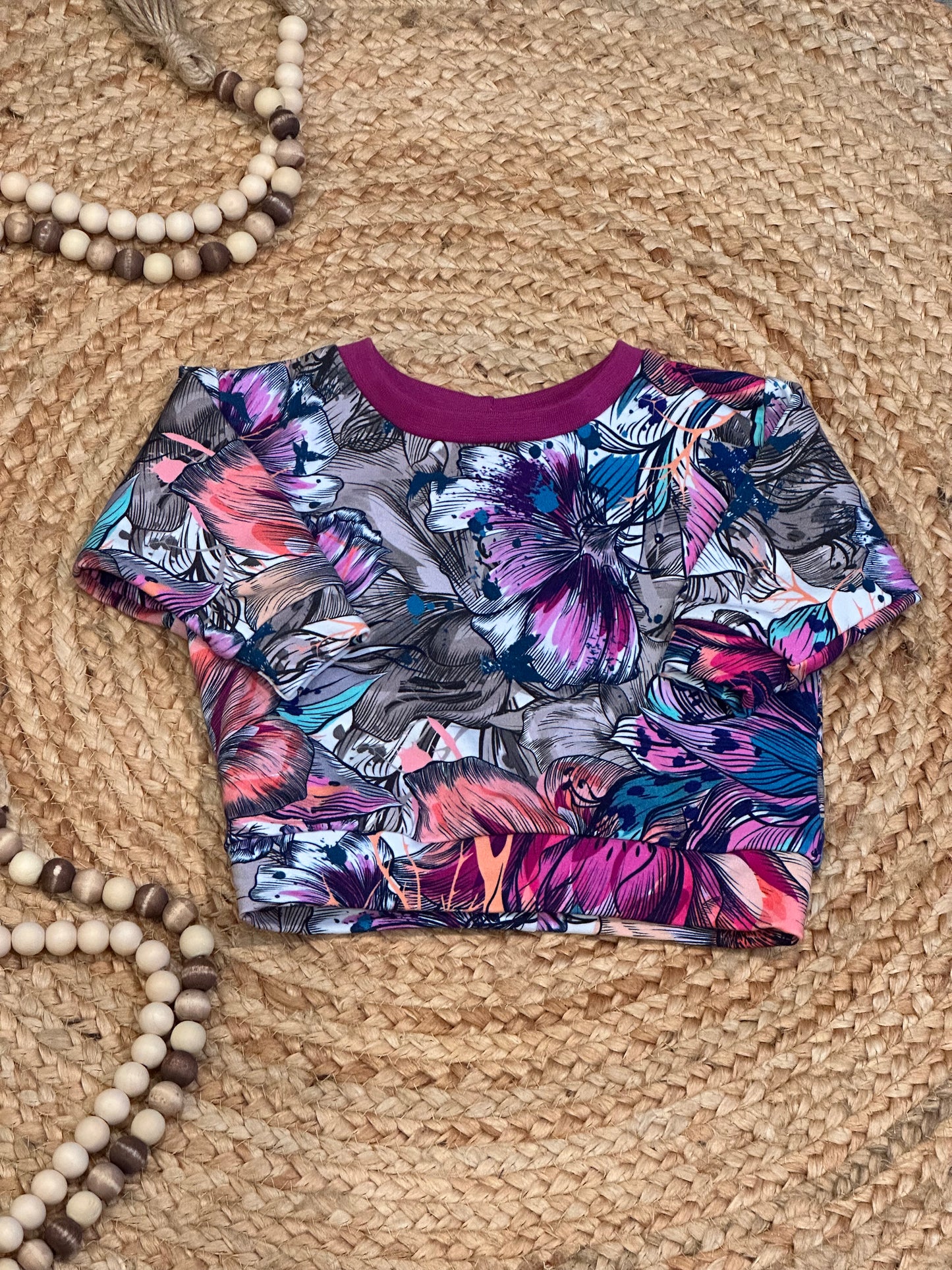 Lagoon Graffiti Oversized Pullover | Size 6-9m