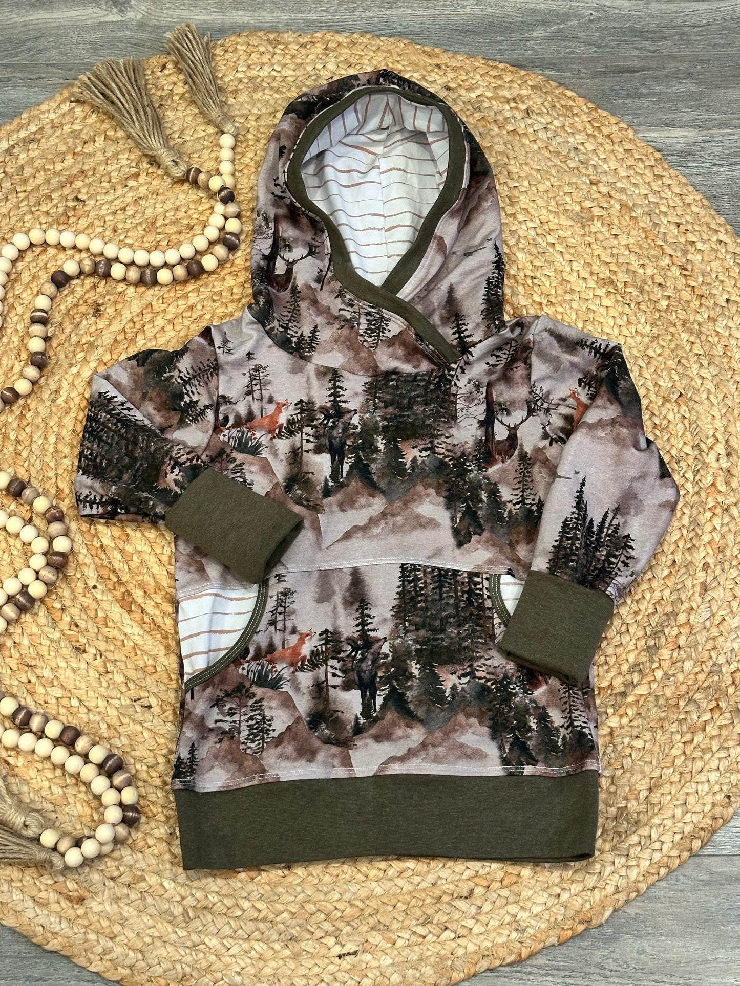 Wildlife Grow With Me Hoodie | Size 6-9Y