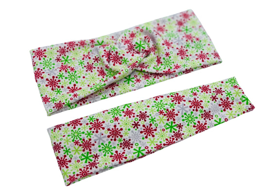 Christmas Snowflake Headband-Twist or Sport | Sweet Stitch Novelties