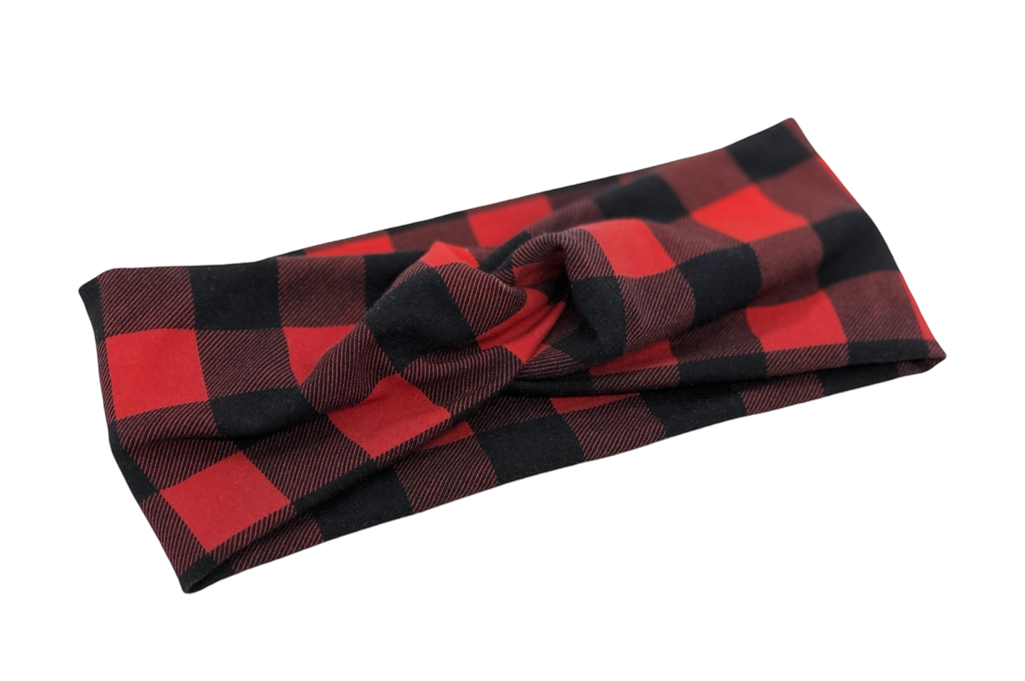 Buffalo Plaid Headband-Twist or Yoga  |  Sweet Stitch Novelties