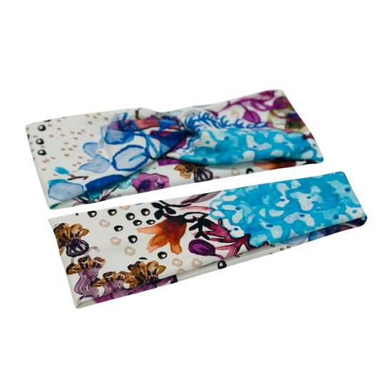 Abstract Floral Headband-Twist or Sport | Sweet Stitch Novelties