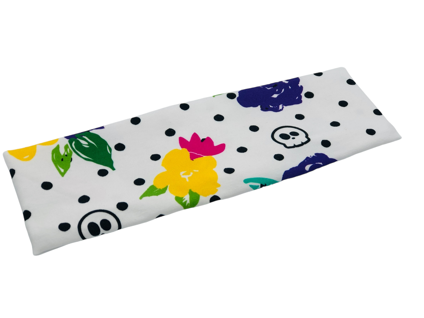 Skulls, Dots, and Flowers  Headband-Turban Twist and Yoga Styles | Sweet Stitch Novelties