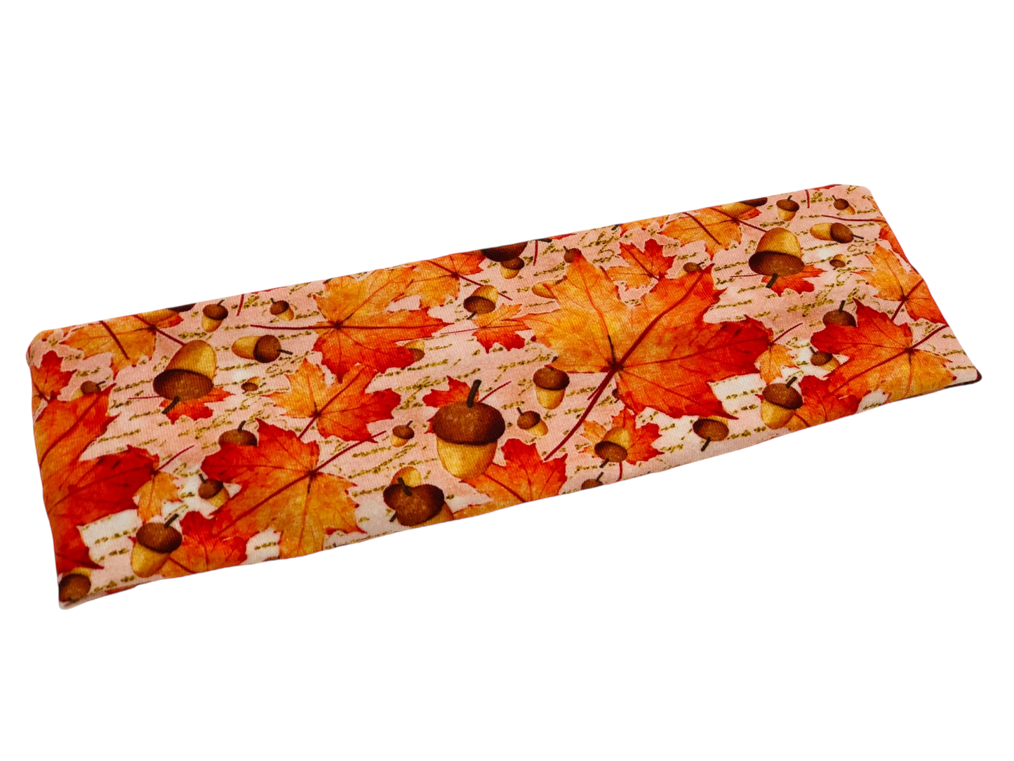 Maple Leaf and Acorn Headband-Turban Twist and Yoga Styles | Sweet Stitch Novelties