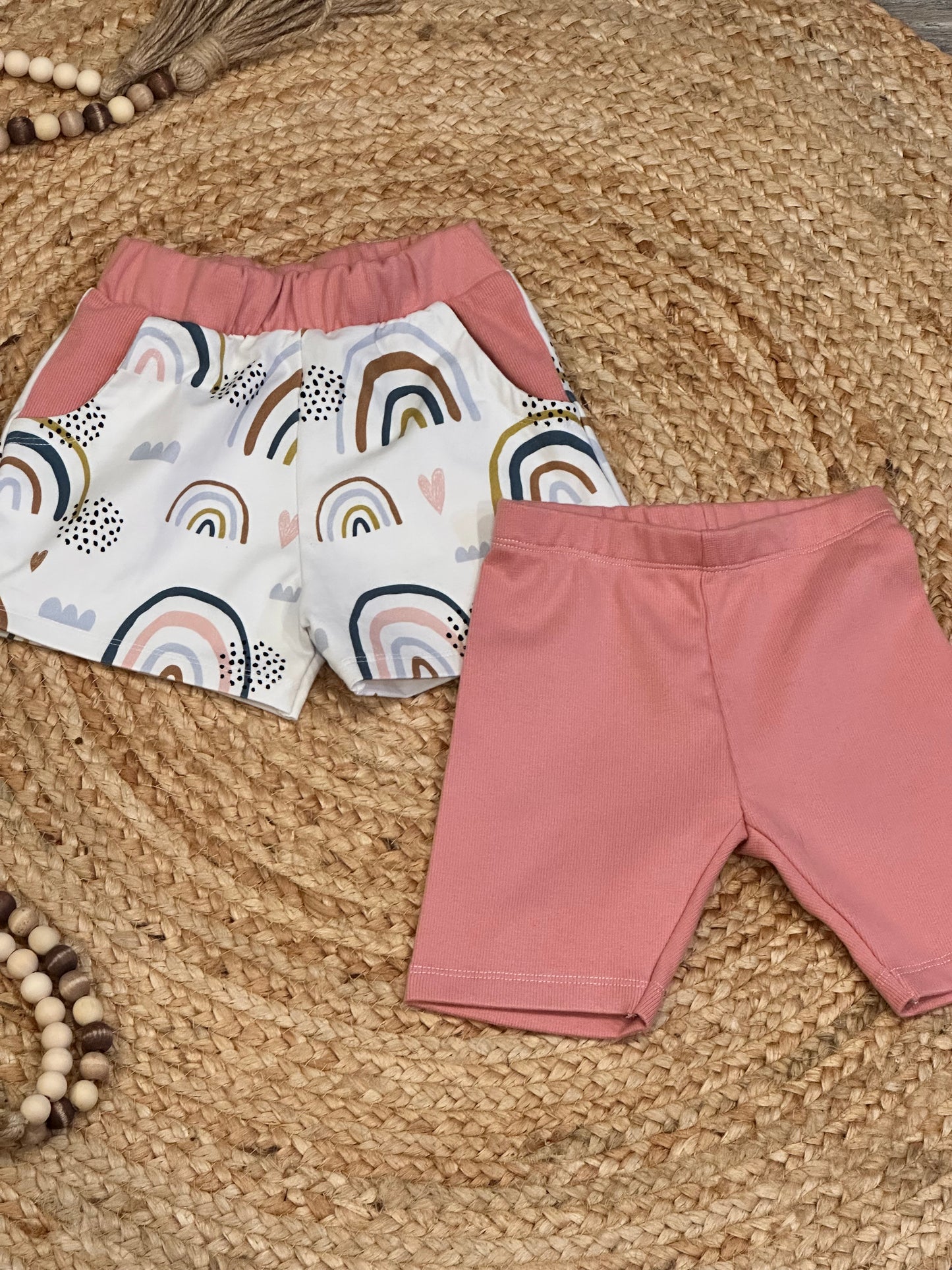 Rainbow Peplum and Short Coordinated Set | Size 6/7