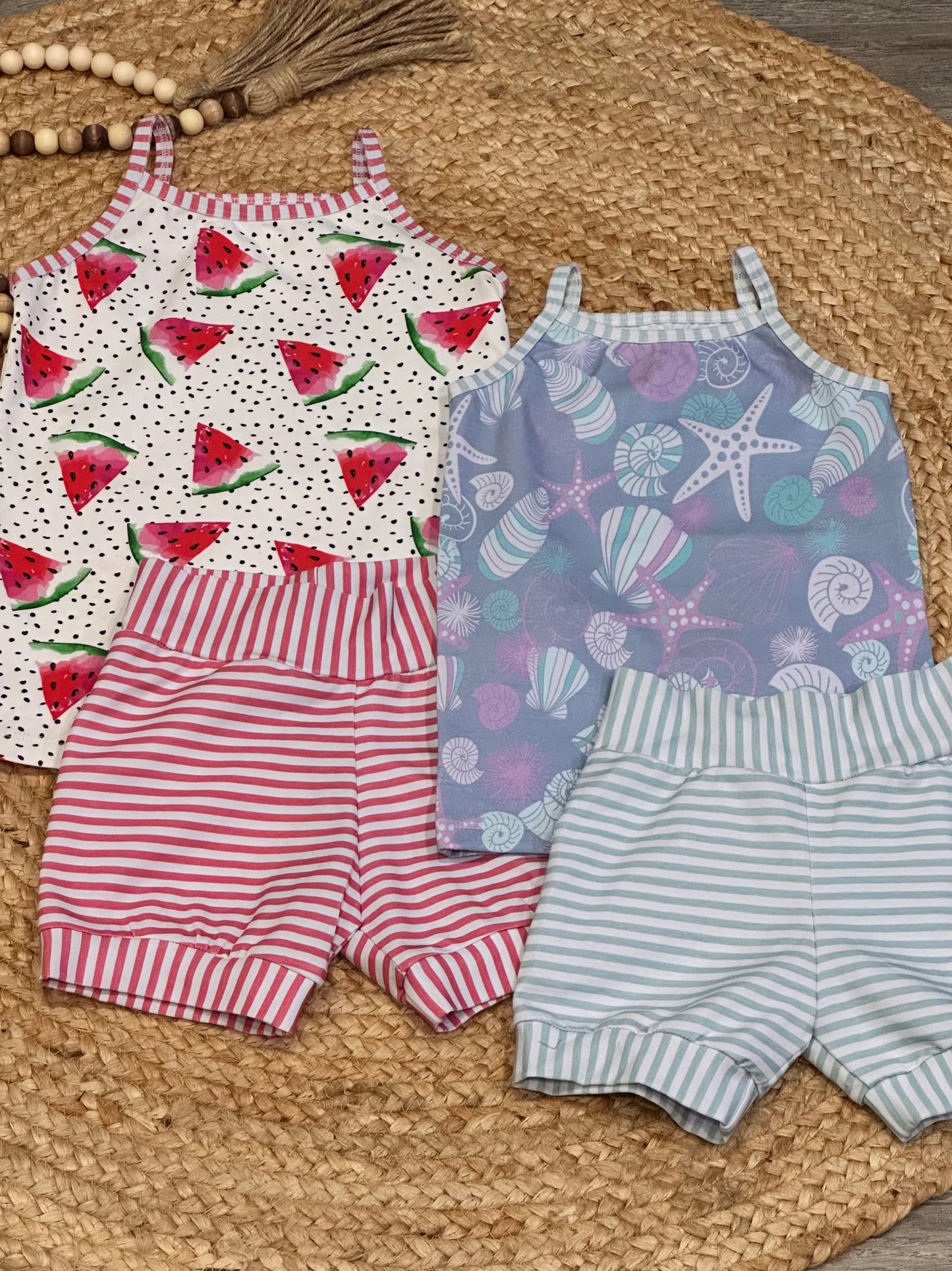 Watermelon Cami and Short Set | Size 5/6T