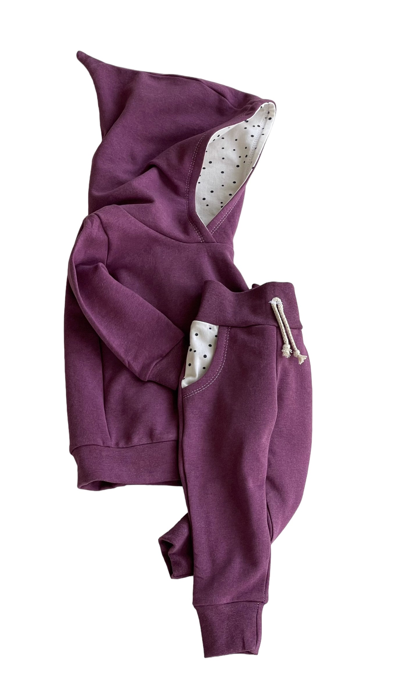 Dot Pixie Hoodie and Jogger Set | Sweet Stitch Novelties