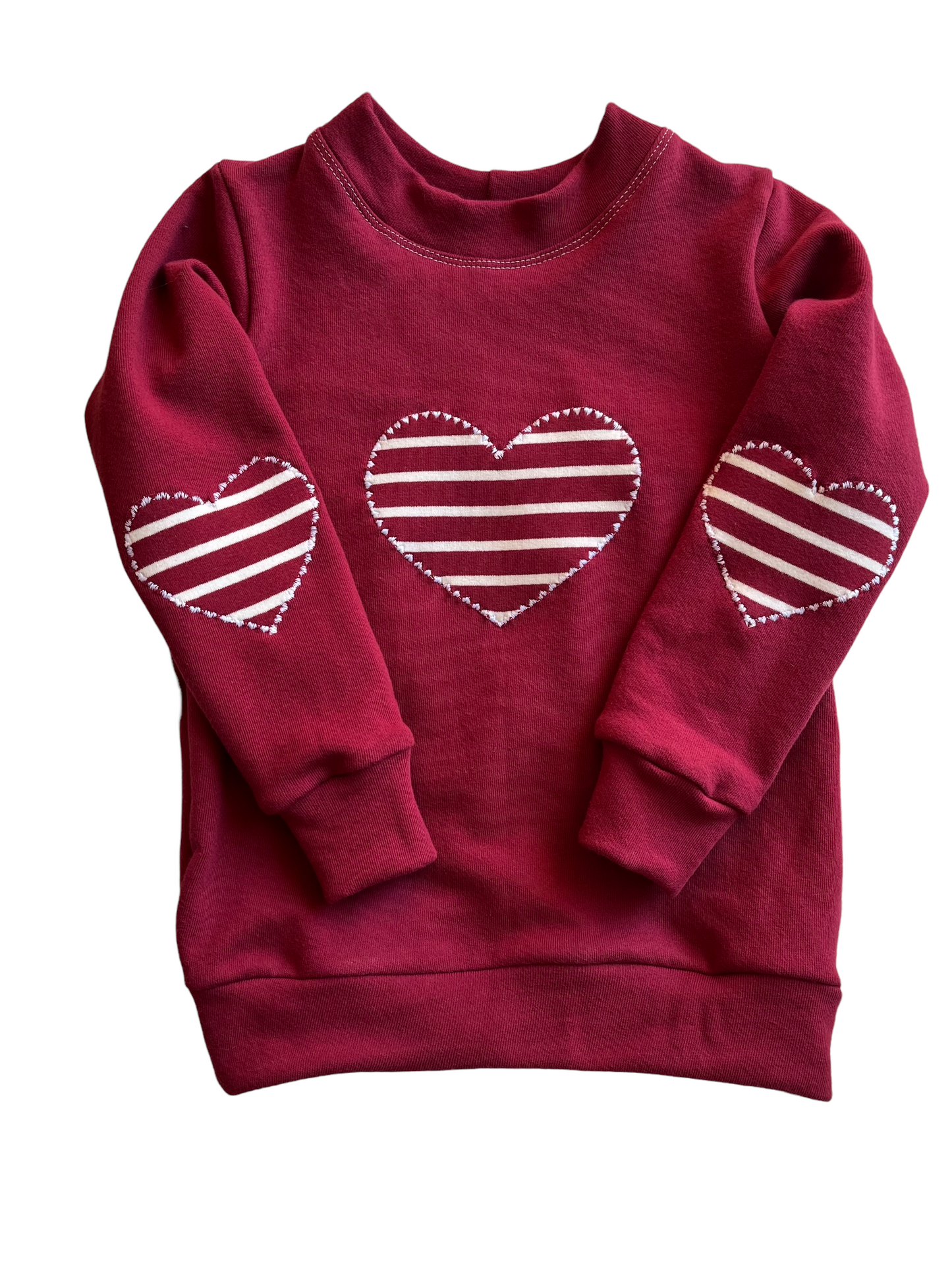 Heart Appliqué Sweatshirts