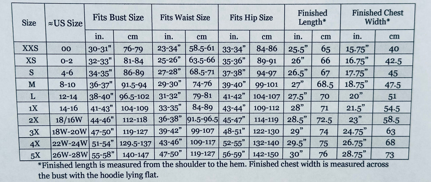 Women’s Lace Up Hoodie-Organic FRENCH TERRY | Sizes XXS-5X