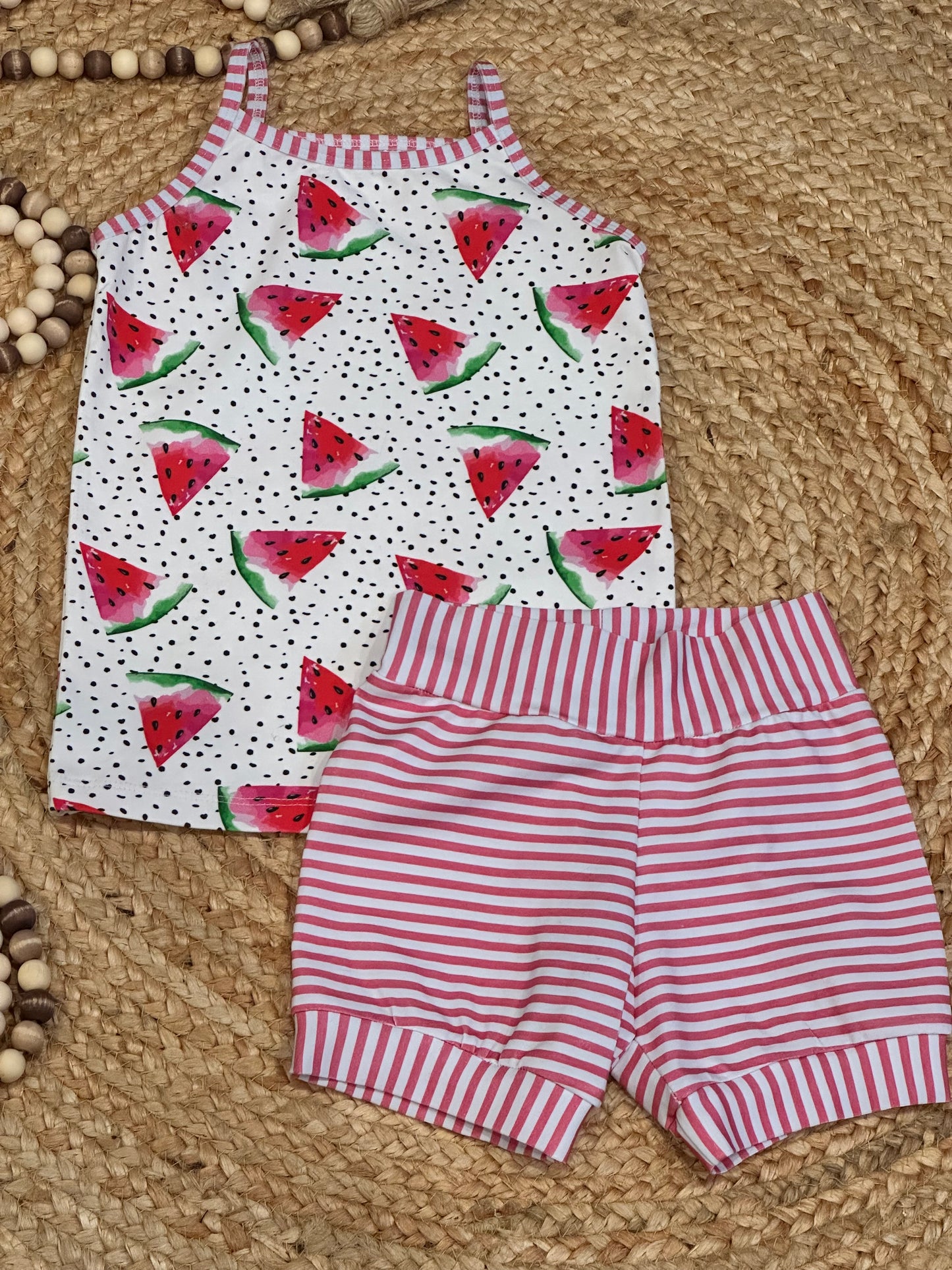 Watermelon Cami and Short Set | Size 5/6T