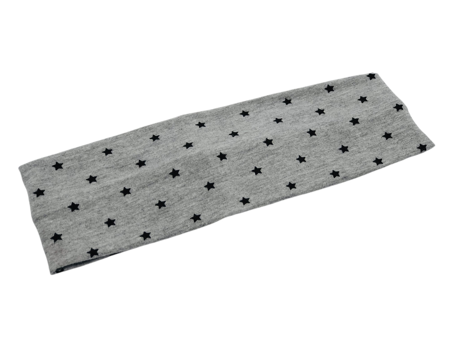 Stars on Gray Headband-Twist or Sport | Sweet Stitch Novelties