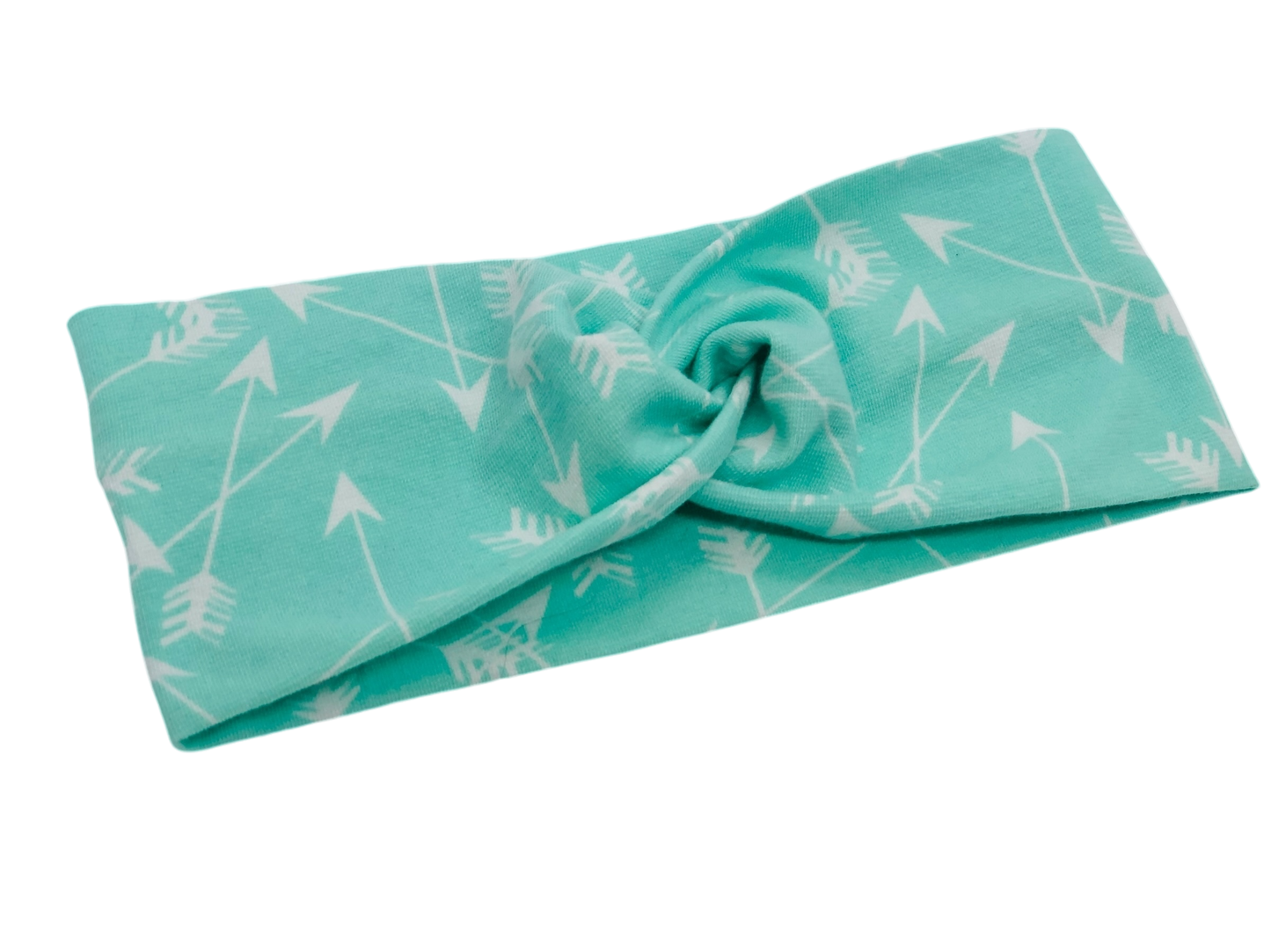 Arrows on Mint Headband-Twist or Sport | Sweet Stitch Novelties