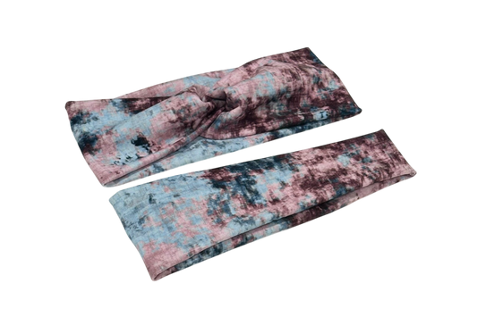Tempered Acid Wash Headband-Twist or Sport