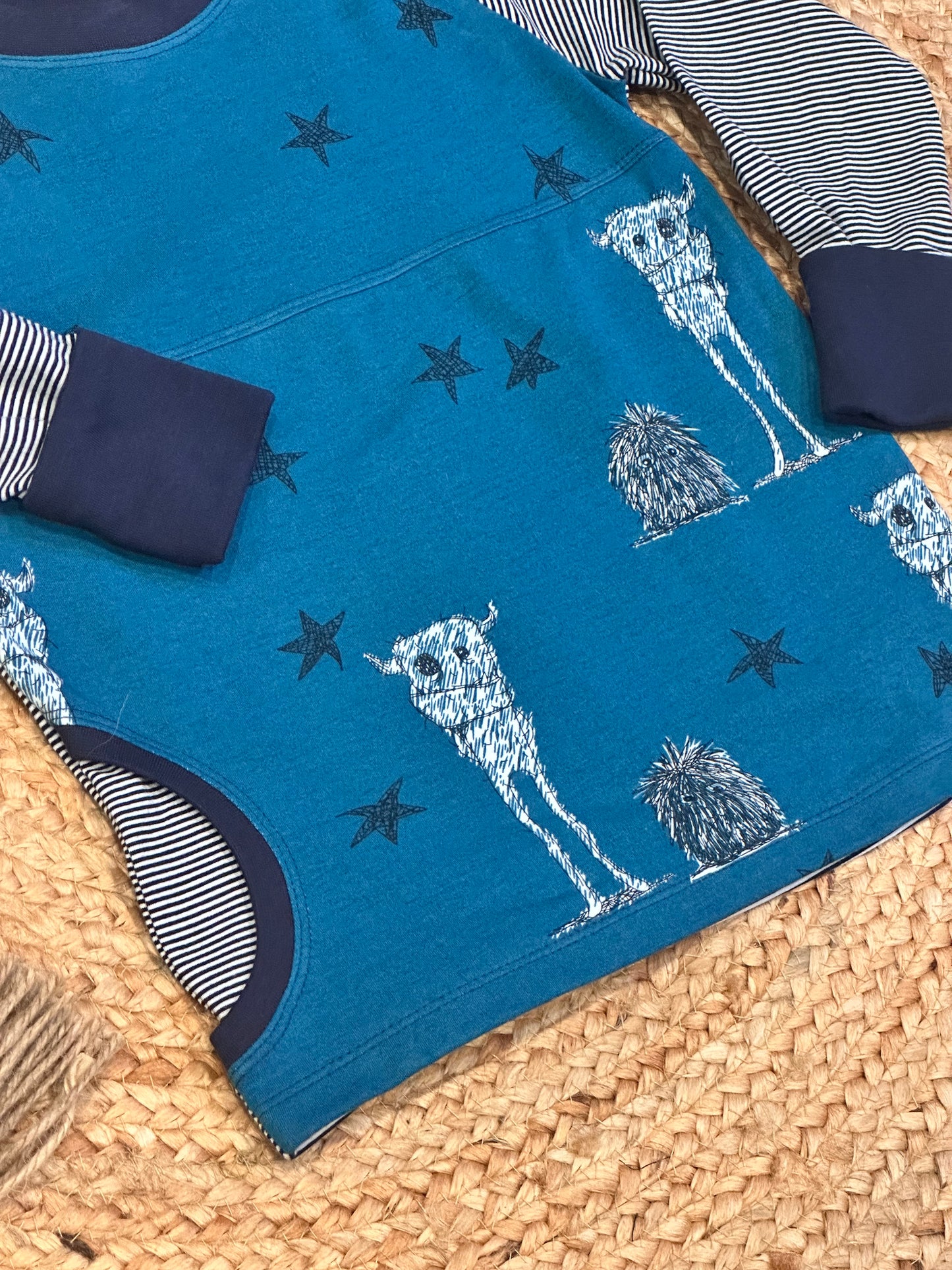 Monster Grow With Me Pocket Tee | Size 6-9Y