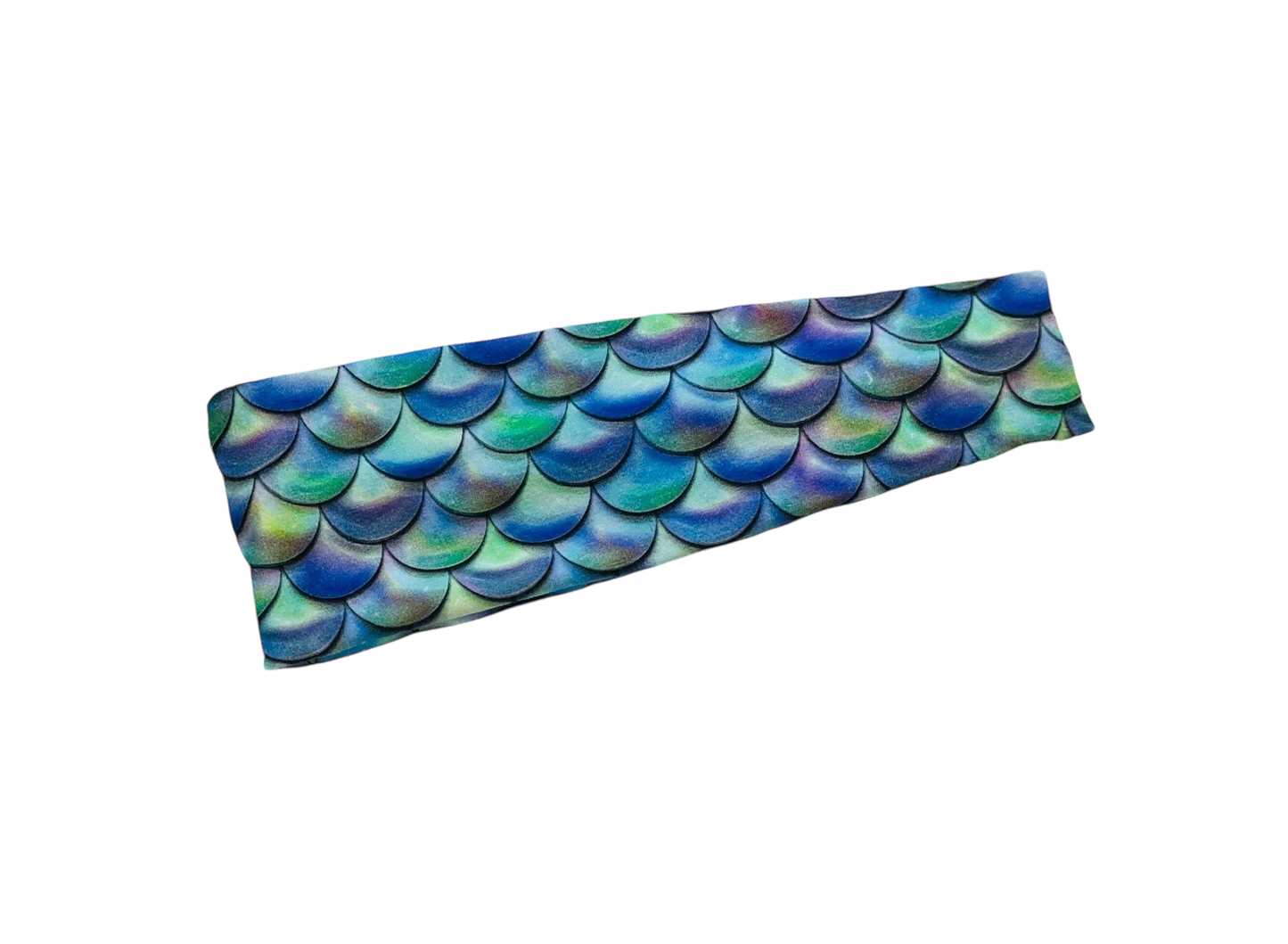 Watercolor Mermaid Scales Headband-Turban Twist and Yoga Styles  |  Sweet Stitch Novelties