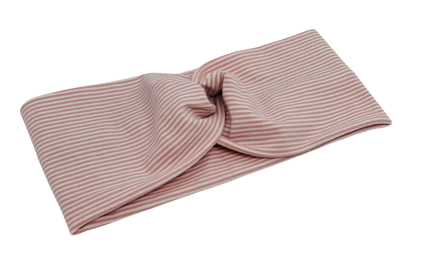 Rose Mini Stripe Headband-Turban Twist and Yoga Styles | Sweet Stitch Novelties