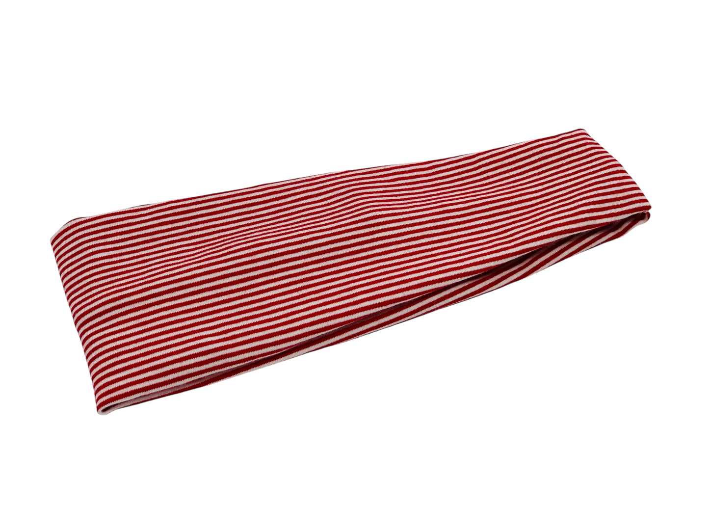 Red Mini-Stripe Headband-Twist or Sport | Sweet Stitch Novelties