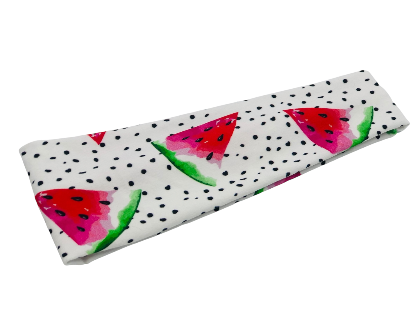 Watermelon Slices ORGANIC Headband-Turban Twist and Yoga Styles | Sweet Stitch Novelties