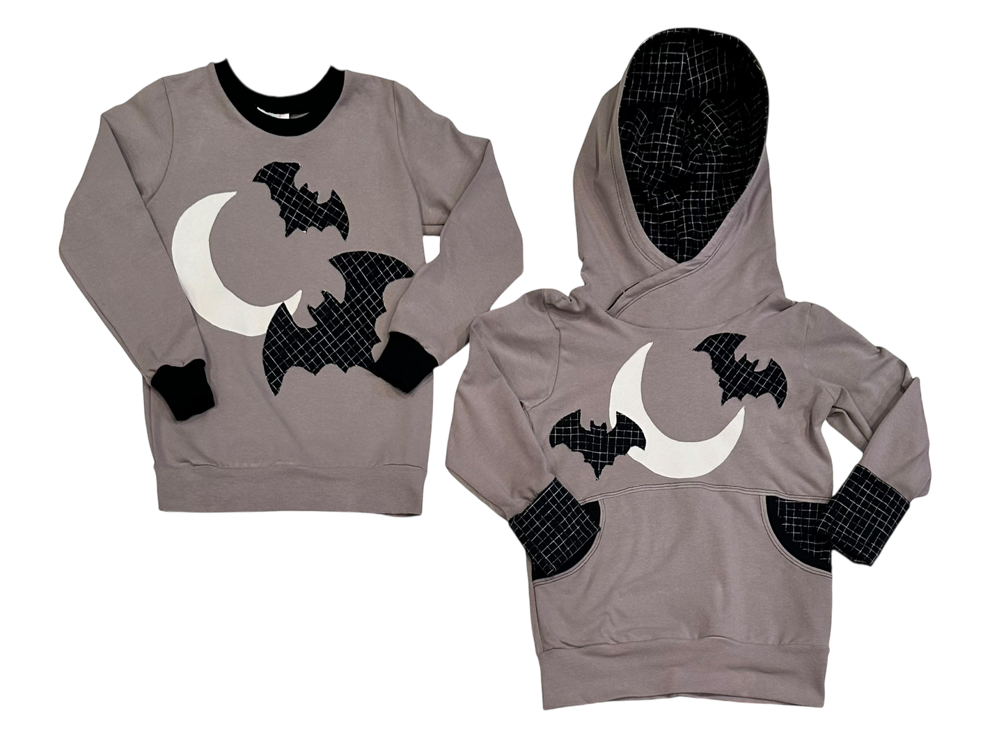 Bat and Moon Pullover| Sweet Stitch Novelties