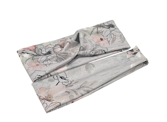 Floral Outline Headband-Twist or Sport | Sweet Stitch Novelties