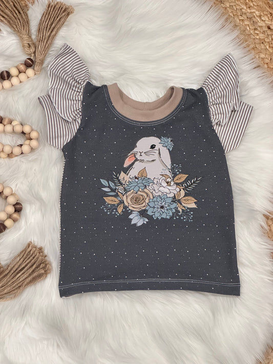 Bunny Ruffle Tee | Made to Order