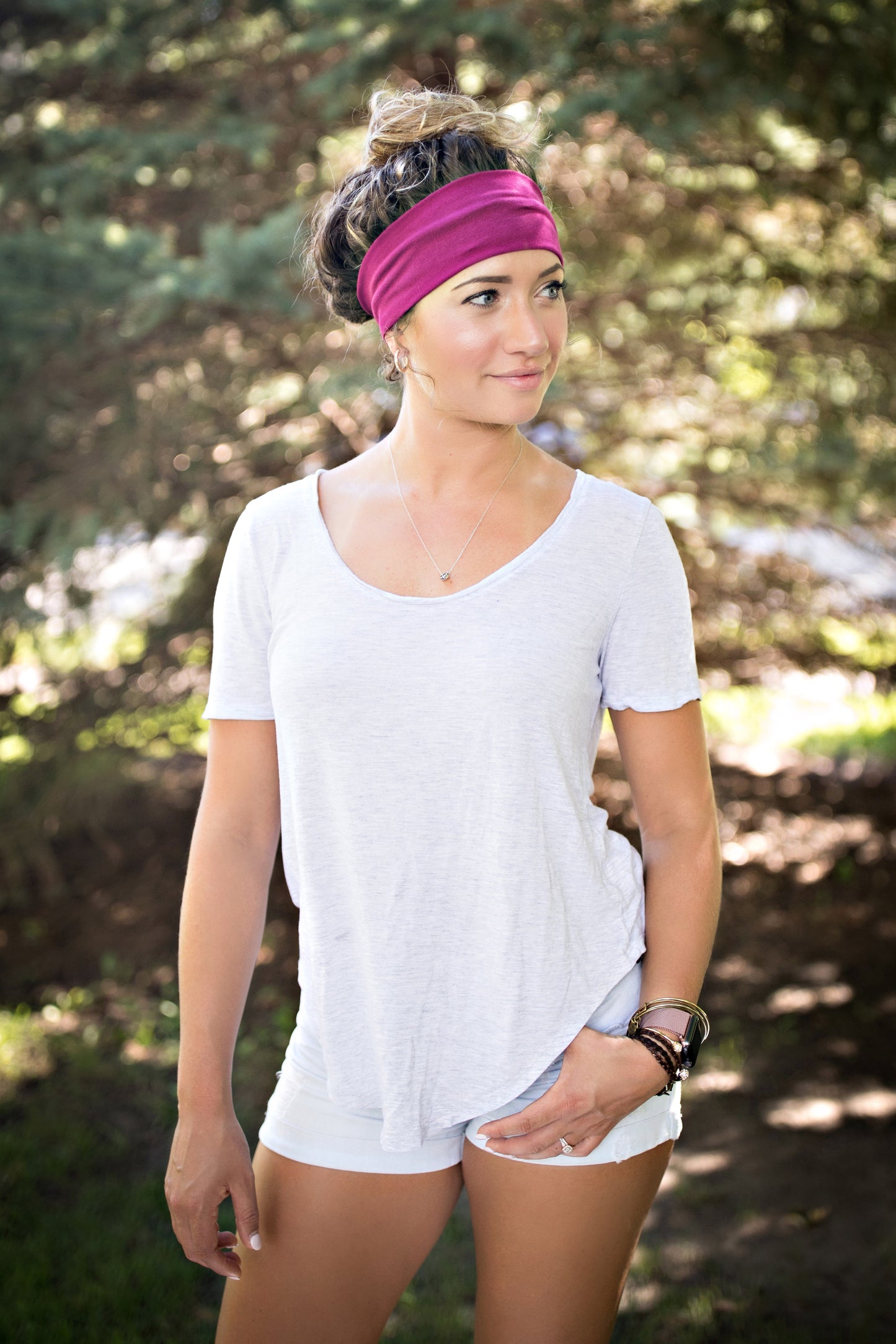 Rosehip Blooms Headband-Turban Twist and Yoga Styles | Sweet Stitch Novelties - Sweet Stitch Novelties