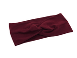Maroon Headband-Twist or Yoga | Sweet Stitch Novelties