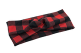 Buffalo Plaid Headband-Twist or Yoga  |  Sweet Stitch Novelties