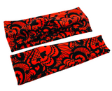 Faux Lace Red Headband-Twist or Yoga | Sweet Stitch Novelties